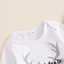 Load image into Gallery viewer, Baby "Daddy s Hunting Buddy" Romper Outfit (Available in Pink or Navy)