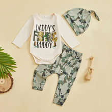 Load image into Gallery viewer, Fishing Baby Romper set 3Pcs