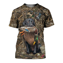 Load image into Gallery viewer, Toddlers 3D Camo T-Shirt - Black Dog & Duck