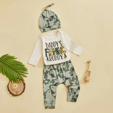 Load image into Gallery viewer, Fishing Baby Romper set 3Pcs
