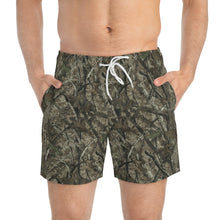 Load image into Gallery viewer, Camo Mens Swim Trunks
