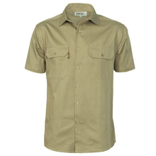 Load image into Gallery viewer, Cotton Drill Work Shirt - Short Sleeve - 3201