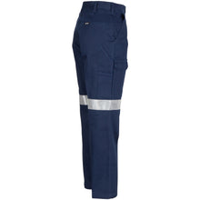 Load image into Gallery viewer, Ladies Cotton Drill Cargo Pants with 3M Reflective Tape - 3323