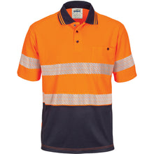 Load image into Gallery viewer, HIVIS Segment Taped Mircomesh Polo - Short Sleeve - 3511