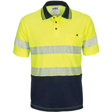 Load image into Gallery viewer, HIVIS Segment Taped Cotton Backed Polo - Short Sleeve - 3517