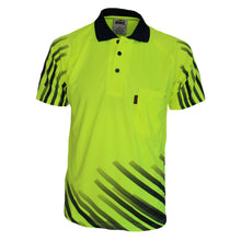 Load image into Gallery viewer, HiVis Sublimated Full Stripe Polo - 3566