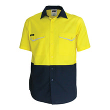 Load image into Gallery viewer, Two-Tone RipStop Cotton Cool Shirt, S/S - 3585