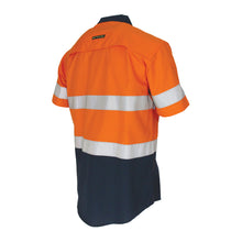 Load image into Gallery viewer, Two-Tone RipStop Cotton Shirt with CSR Reflective Tape. S/S - 3587