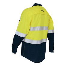 Load image into Gallery viewer, Two-Tone RipStop Cotton Shirt with Reflective CSR Tape. L/S - 3588