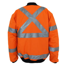 Load image into Gallery viewer, HiVis "X" back flying jacket Biomotion tape - 3763