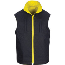 Load image into Gallery viewer, HiVis Cotton Drill Reversible Vest with Generic R/Tape - 3765