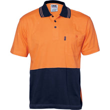 Load image into Gallery viewer, HiVis Cool-Breeze Cotton Jersey Polo Shirt with Under Arm Cotton Mesh - S/S - 3845