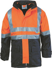 Load image into Gallery viewer, 4 in 1 HiVis Two Tone Breathable Jacket with Vest and 3M R/Tape - 3864