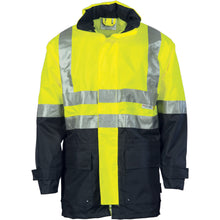 Load image into Gallery viewer, HiVis Two Tone Breathable Rain Jacket with 3M R/ Tape - 3867