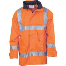 Load image into Gallery viewer, HiVis D/N Breathable Rain Jacket with 3M R/Tape - 3871