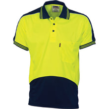 Load image into Gallery viewer, HiVis Cool Breathe Panel Polo Shirt - Short Sleeve - 3891