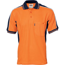Load image into Gallery viewer, Poly/Cotton Contrast Panel Polo - Short Sleeve - 3895