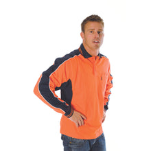 Load image into Gallery viewer, Poly/Cotton Contrast Panel Polo - long Sleeve - 3896