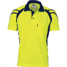 Load image into Gallery viewer, Cool Breathe Stripe Panel Polo Shirt - Short Sleeve - 3979