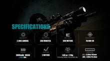 Load image into Gallery viewer, Olight Warrior X 2000 lumen 560m rechargeable Hunting Kit