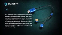 Load image into Gallery viewer, Olight UC Universal Magnetic USB Charger for Li-Ion or NiMh