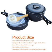 Load image into Gallery viewer, Camping Cookware Water Kettle & Pan Sets