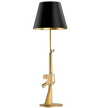 Load image into Gallery viewer, Gun Table Lamps (Available in Gold or Silver)