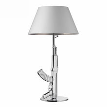Load image into Gallery viewer, Gun Table Lamps (Available in Gold or Silver)