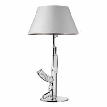 Load image into Gallery viewer, Gun Table Lamps (Available in Gold or Silver)