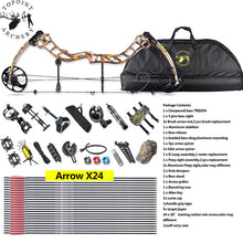 Load image into Gallery viewer, 19-70lbs Archery Right Handed Compound Bow Set