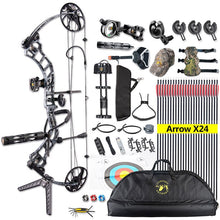 Load image into Gallery viewer, 19-70lbs Archery Right Handed Compound Bow Set