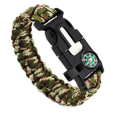 Load image into Gallery viewer, Emergency Survival 550 Paracord Bracelet