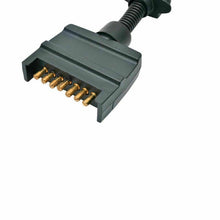 Load image into Gallery viewer, Trailer Connector Plug 7 Pin Round Plug to 7 Pin Flat Plug