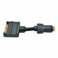 Load image into Gallery viewer, Trailer Connector Plug 7 Pin Round Plug to 7 Pin Flat Plug