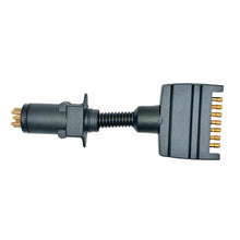 Load image into Gallery viewer, Trailer Connector Plug 7 Pin Round Plug to 7 Pin Flat Plug