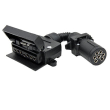 Load image into Gallery viewer, Trailer Connector plug 7 Pin Round Female to Flat Female