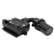 Load image into Gallery viewer, Trailer Connector plug 7 Pin Round Female to Flat Female