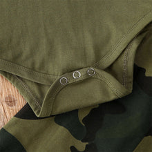 Load image into Gallery viewer, Baby "Mama's Girl" or Mama's Boy" Camo Outfit