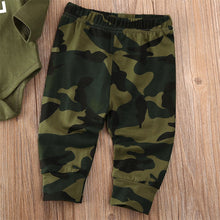 Load image into Gallery viewer, Baby "Mama's Girl" or Mama's Boy" Camo Outfit