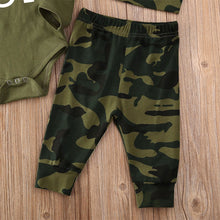 Load image into Gallery viewer, Baby "Mama's Girl" or Mama's Boy" Camo Outfit