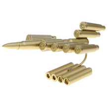 Load image into Gallery viewer, Handcrafted Bullet Casings Army Aircraft Model