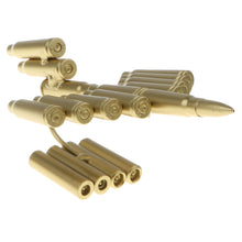 Load image into Gallery viewer, Handcrafted Bullet Casings Army Aircraft Model