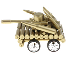 Load image into Gallery viewer, Handcrafted Bullet Casings Mini Army Tank Model