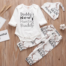 Load image into Gallery viewer, 3pcs Baby Boy Outfit "Daddy's New Hunting Buddy"