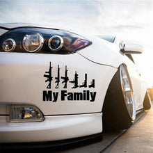 Load image into Gallery viewer, My Family Gun Sticker