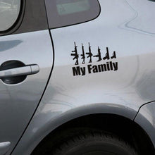 Load image into Gallery viewer, My Family Gun Sticker