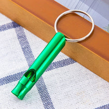 Load image into Gallery viewer, Emergency Survival Whistle Keychain