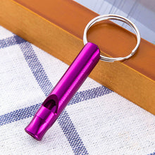 Load image into Gallery viewer, Emergency Survival Whistle Keychain