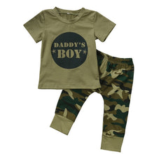 Load image into Gallery viewer, Baby "Daddy's Boy" or "Daddy's Girl" Camo Outfit