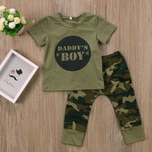 Load image into Gallery viewer, Baby "Daddy's Boy" or "Daddy's Girl" Camo Outfit